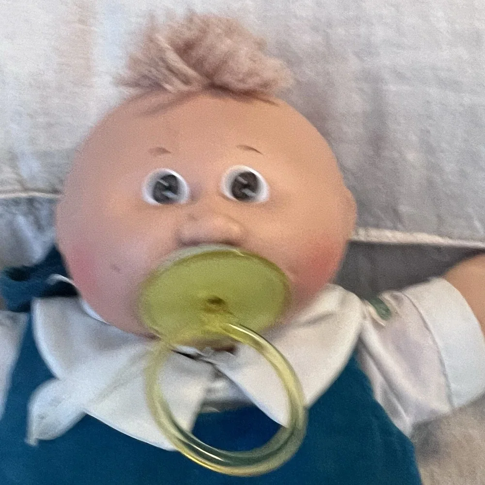 Vintage 1983 Cabbage Patch Kids Xavier Roberts Signed Baby Dolls Lot of 3 Coleco